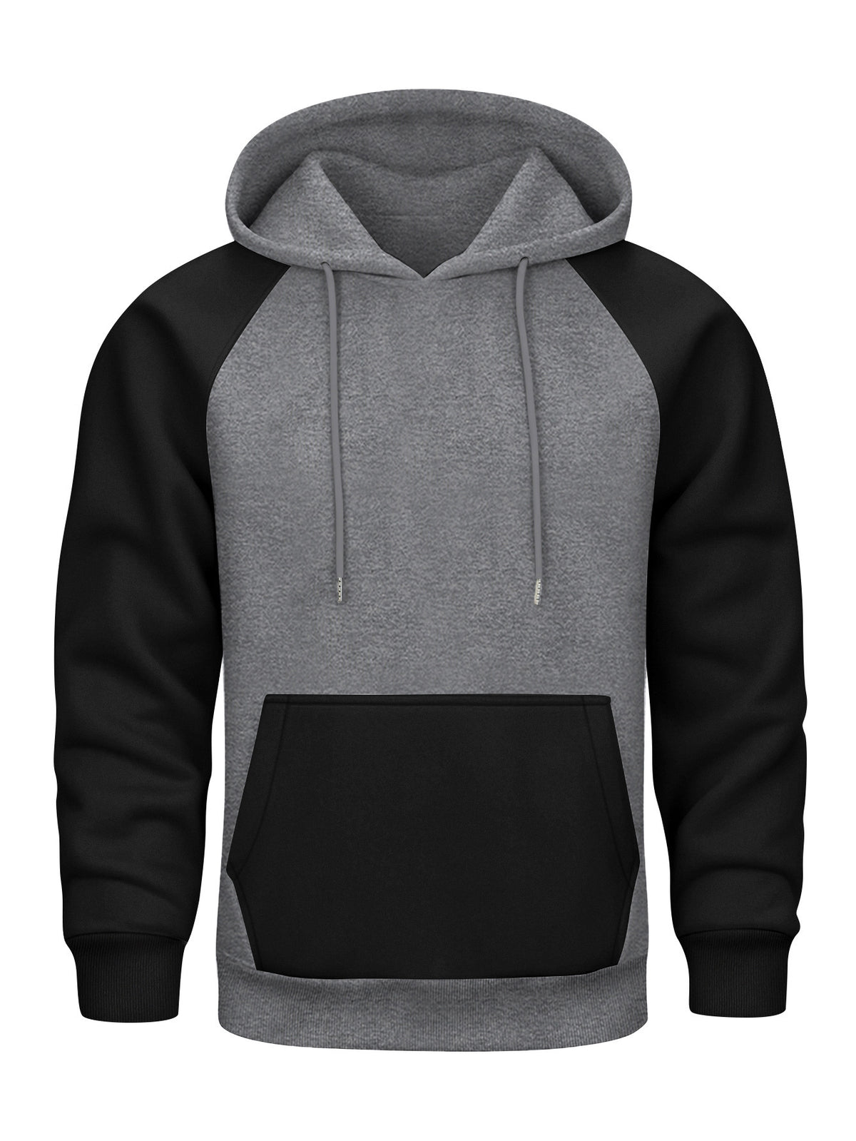 Mens Color Block Pullover Hoodie