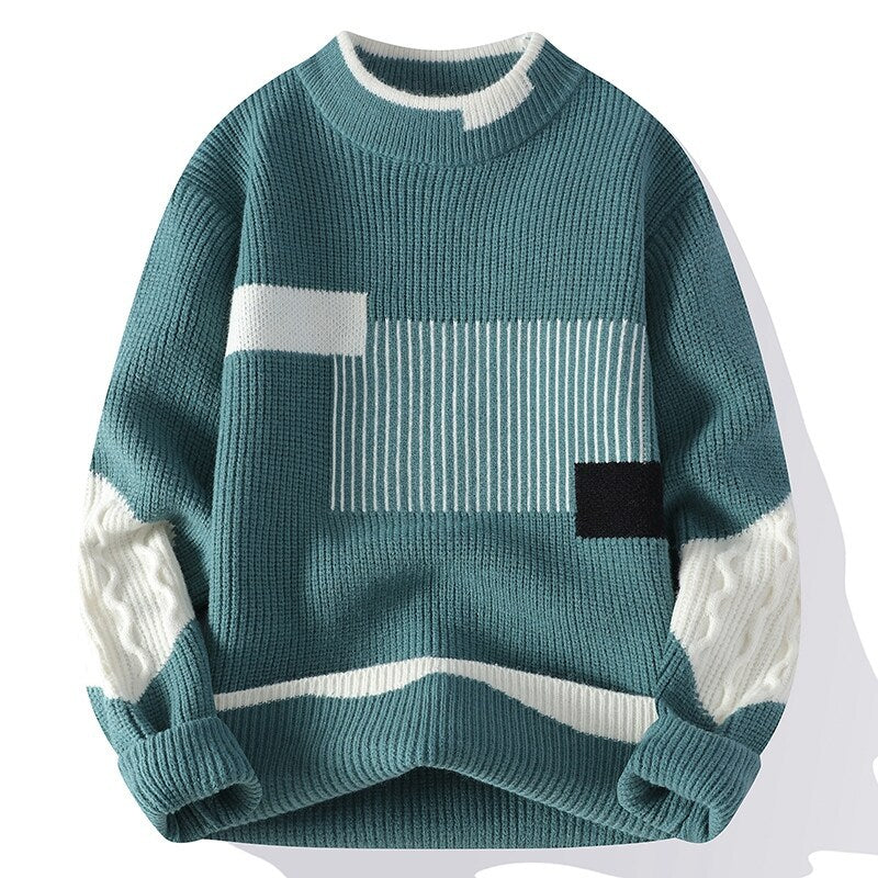 Mens Casual Knit Sweater