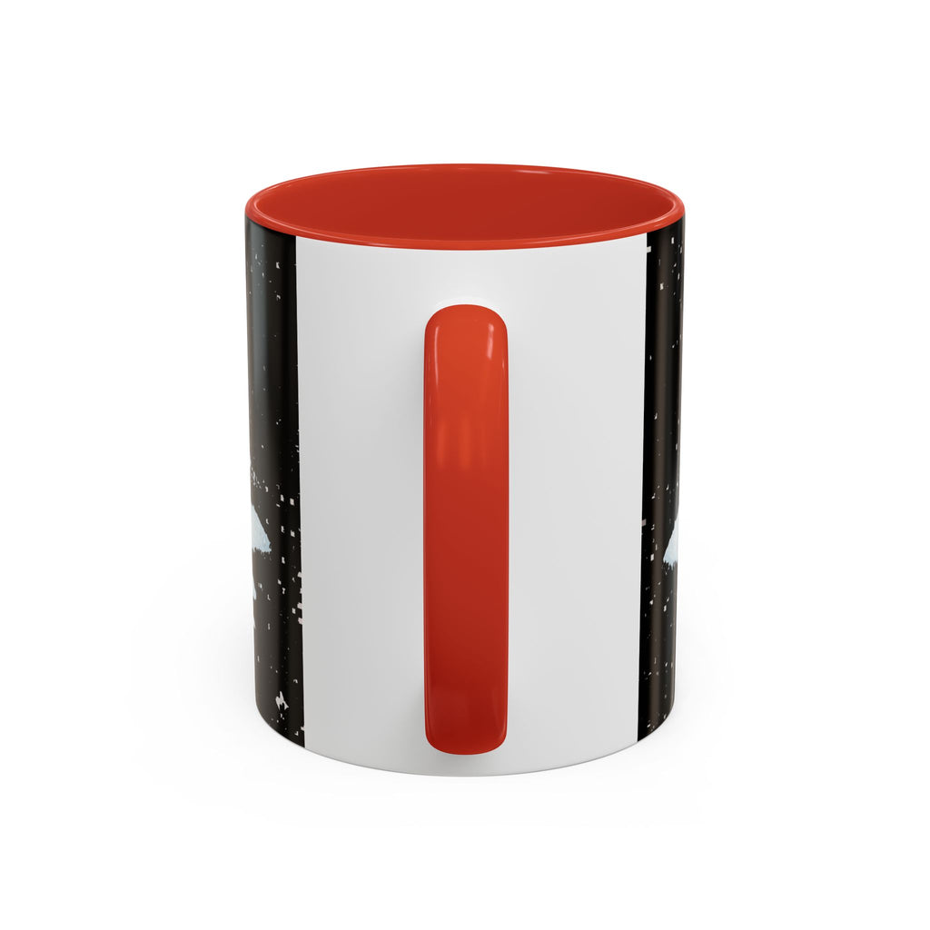 Merry Christmas Snowman Accent Coffee Mug — Festive Holiday 11/15oz