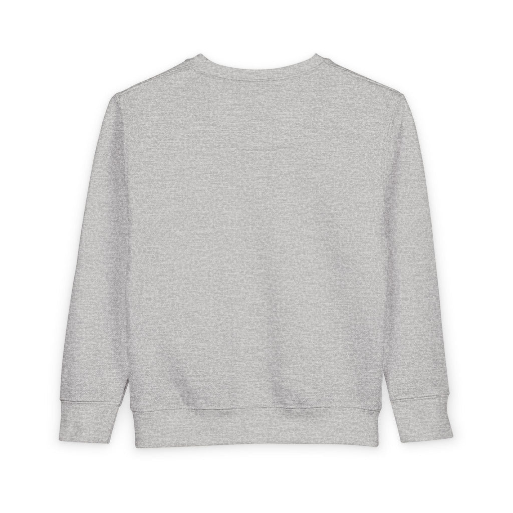 Toddler Sweatshirt — Merry Christmas Animal Wreath Holiday Crewneck