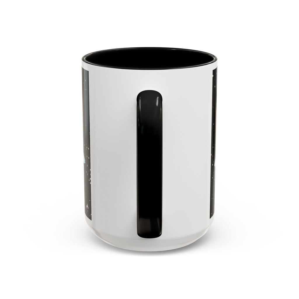 Merry Christmas Snowman Accent Coffee Mug — Festive Holiday 11/15oz