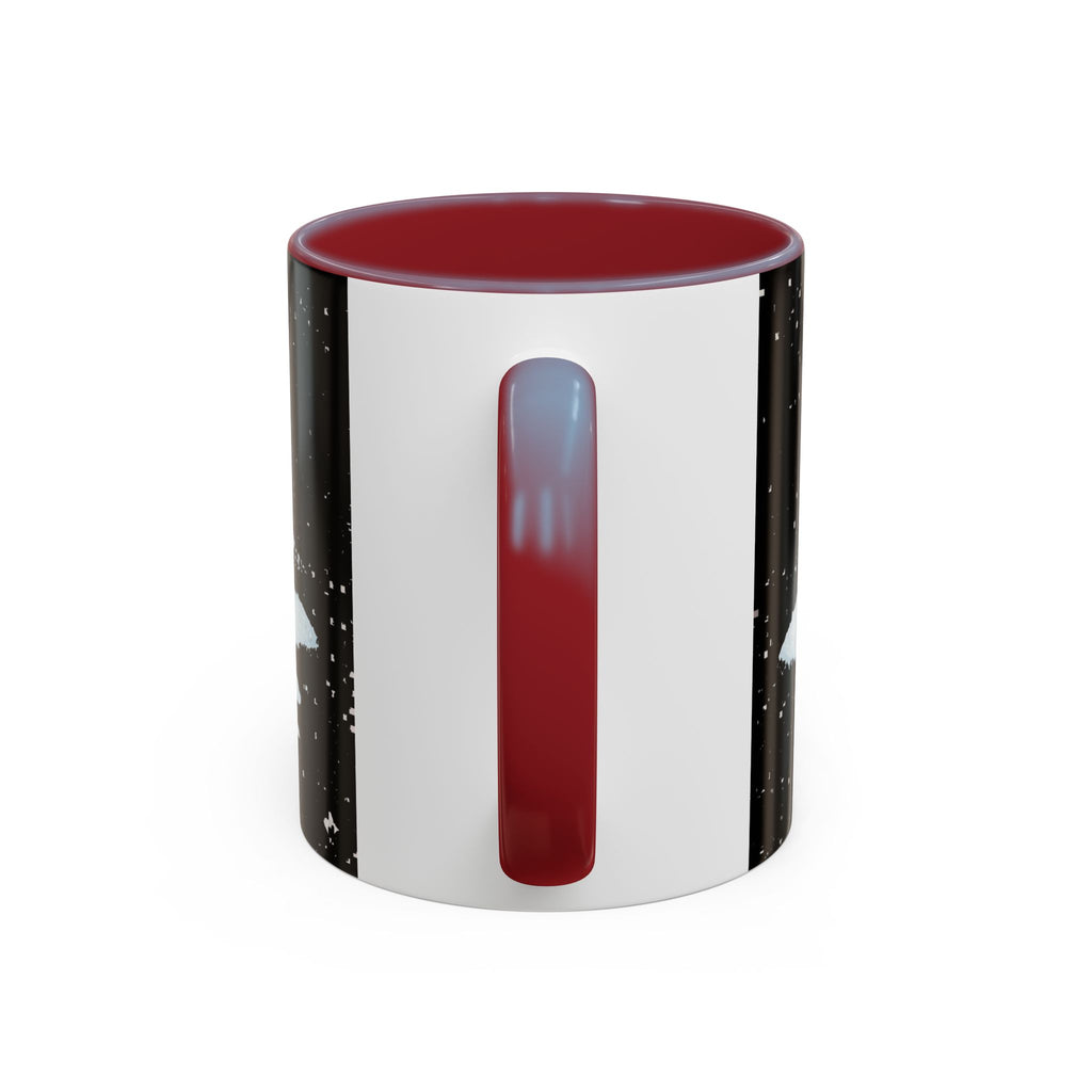 Merry Christmas Snowman Accent Coffee Mug — Festive Holiday 11/15oz