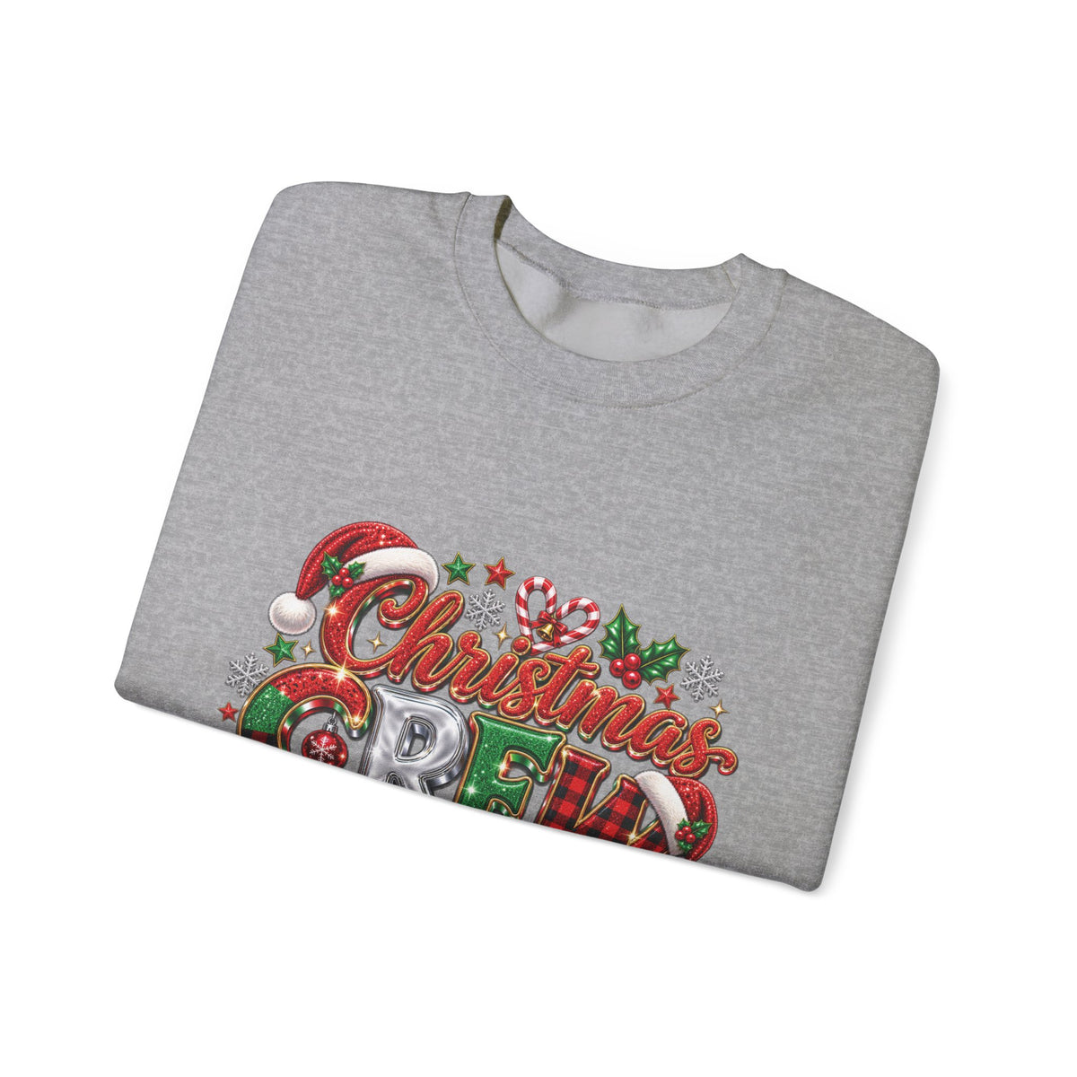 Christmas Crew Sweatshirt – "A Little Bit Crazier, A Little Bit Louder, Whole Lotta Love" Holiday Sweater
