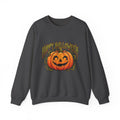 Halloween Pumpkin Crewneck Sweatshirt – "Happy Halloween" Jack-O'-Lantern Graphic