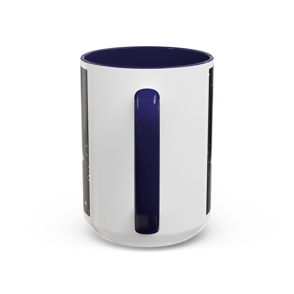 Merry Christmas Snowman Accent Coffee Mug — Festive Holiday 11/15oz