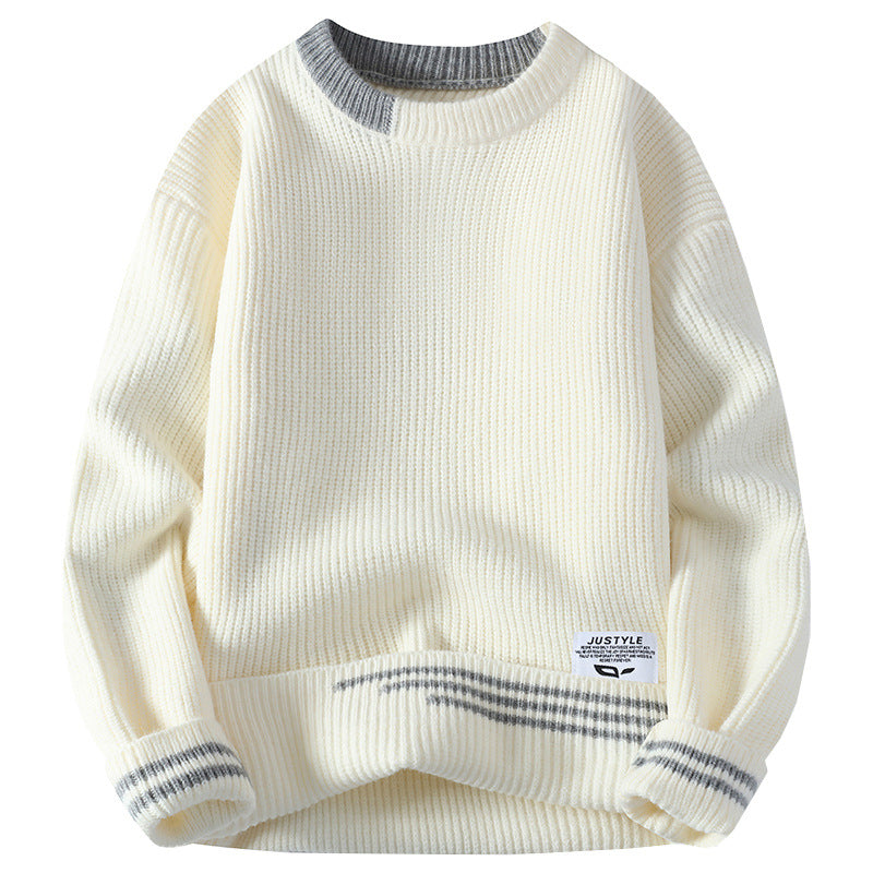 Men Loose Knit Sweater