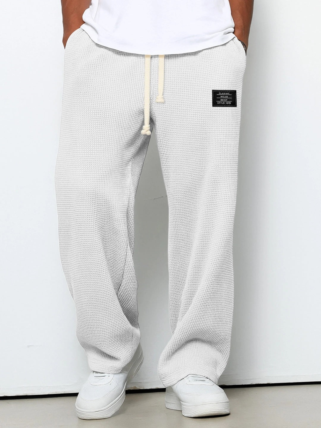 Mens Loose Fit Straight Leg Sweatpants
