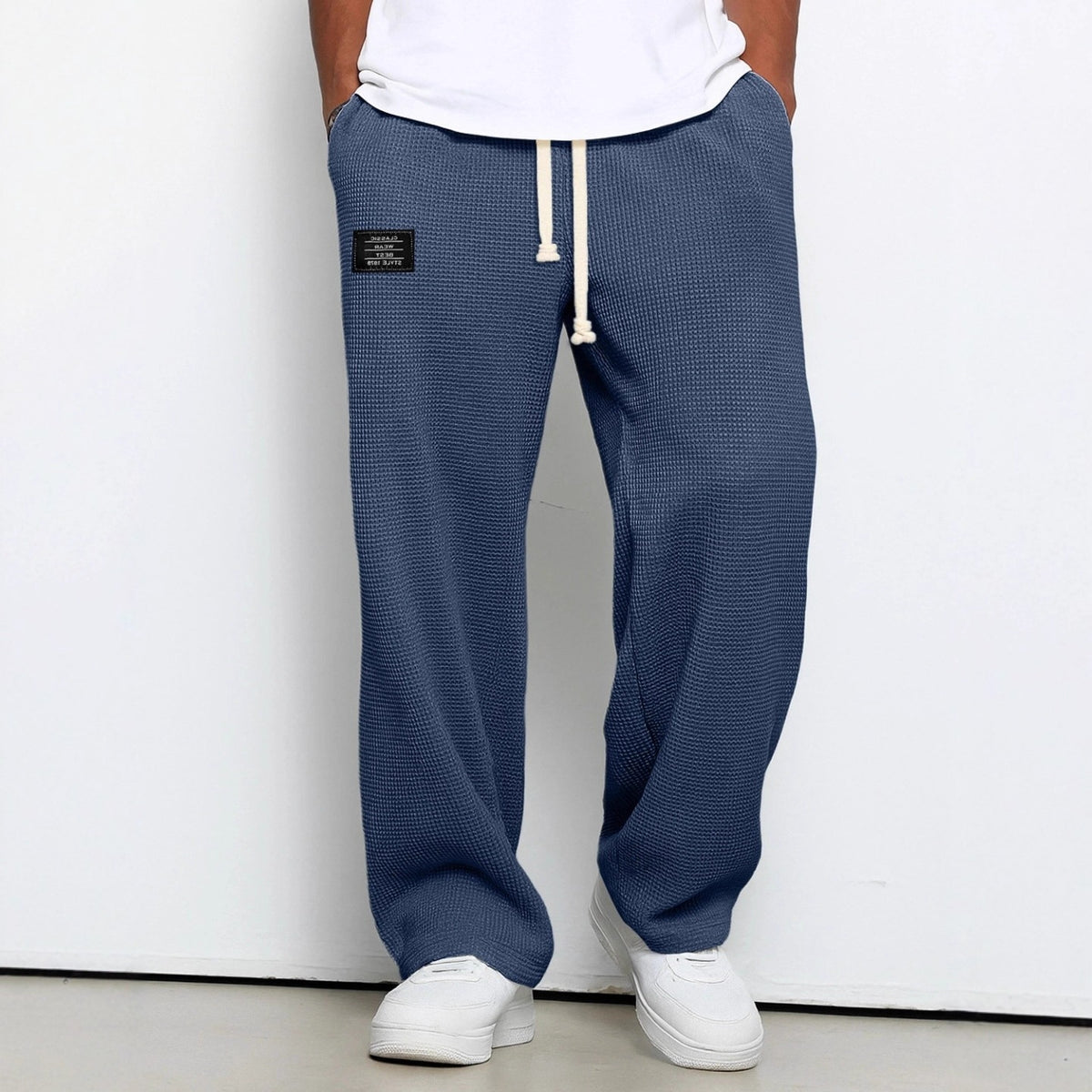Mens Loose Fit Straight Leg Sweatpants