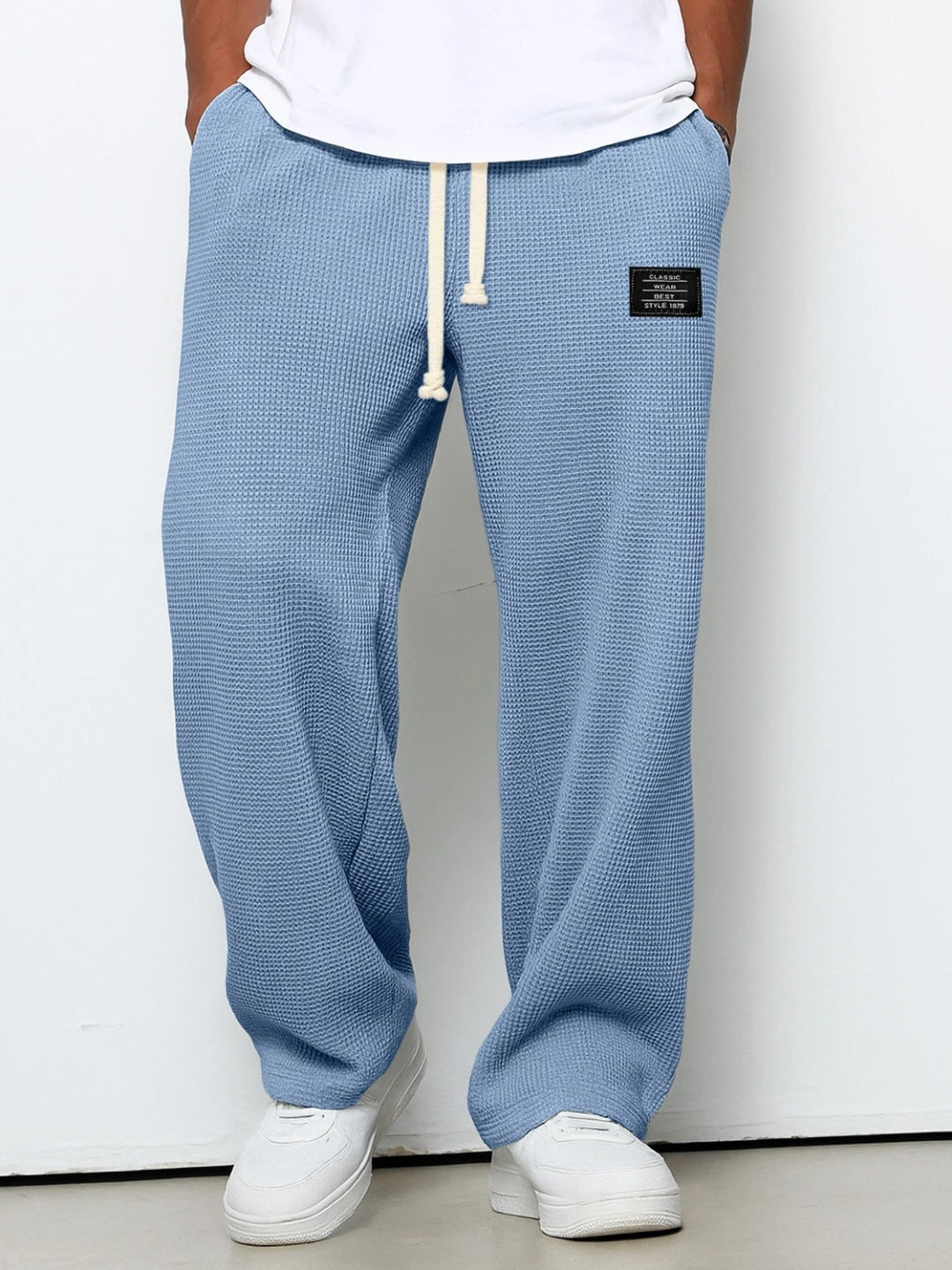 Mens Loose Fit Straight Leg Sweatpants