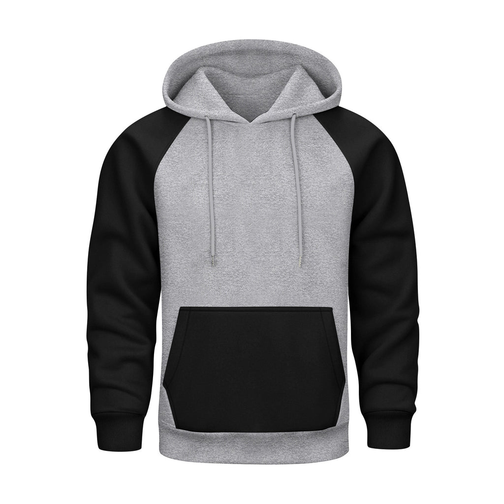 Mens Color Block Pullover Hoodie