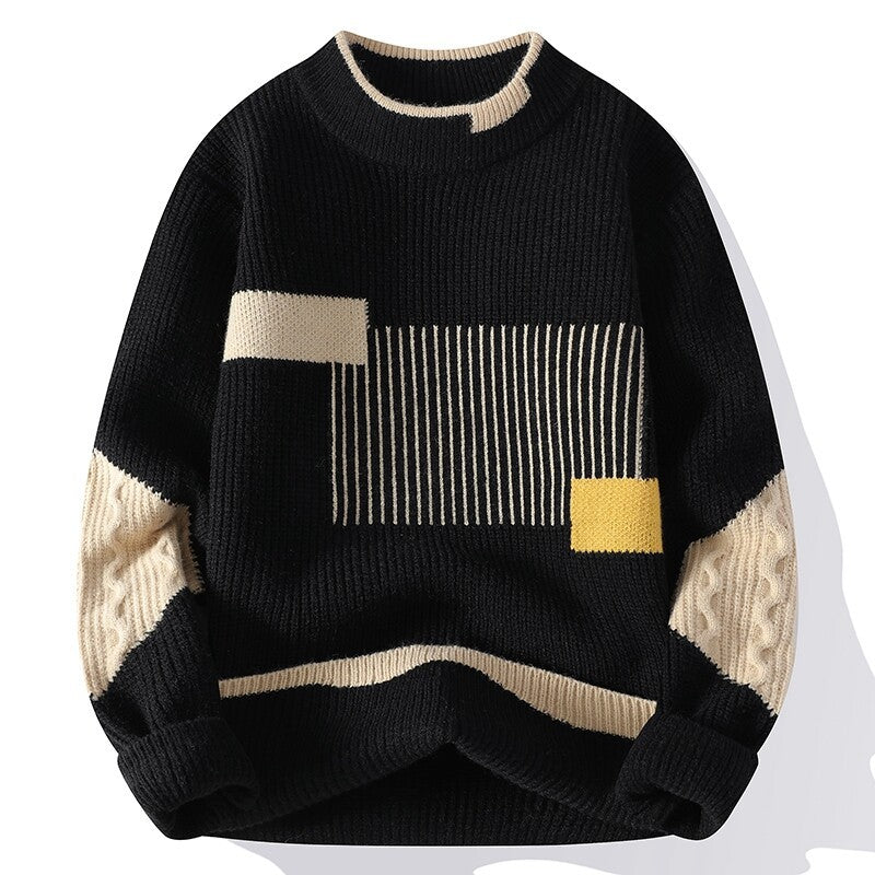 Mens Casual Knit Sweater