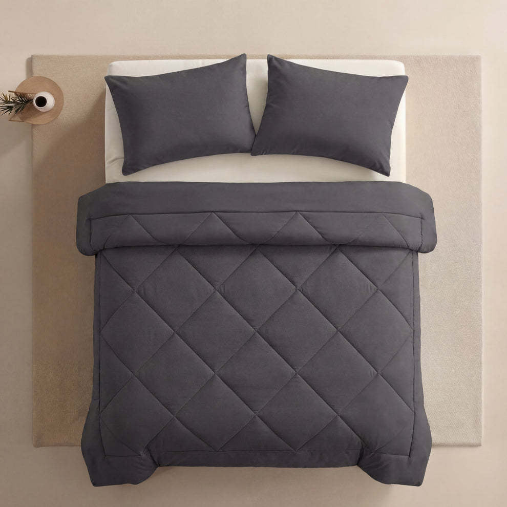 Diamond Quilt Bedding Set