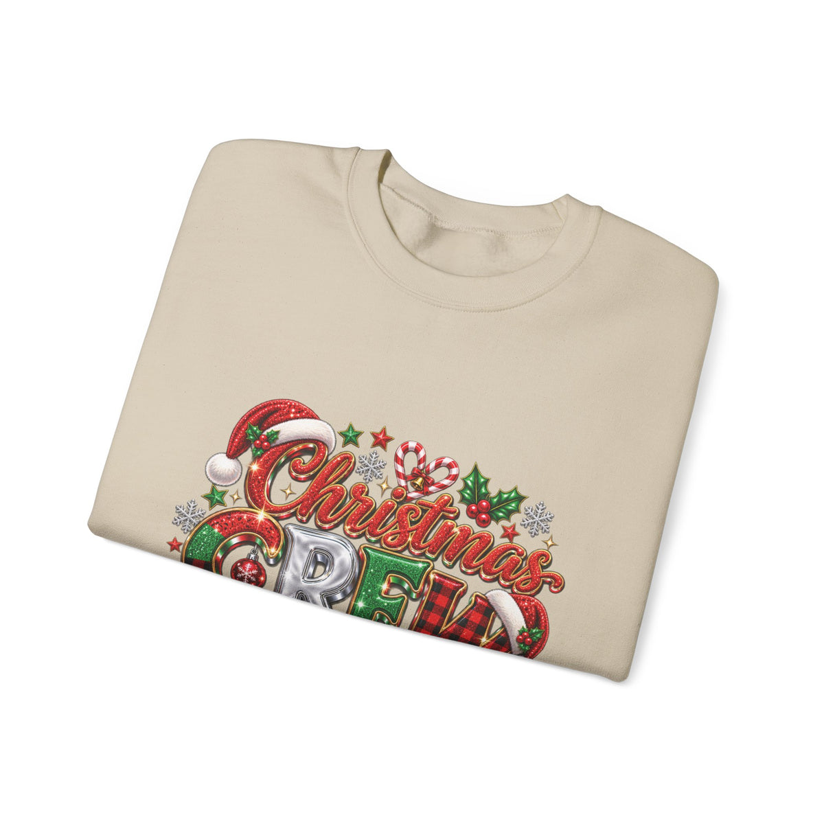 Christmas Crew Sweatshirt – "A Little Bit Crazier, A Little Bit Louder, Whole Lotta Love" Holiday Sweater