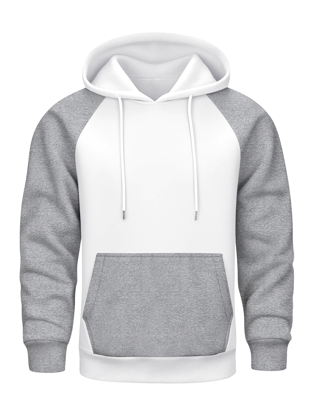 Mens Color Block Pullover Hoodie