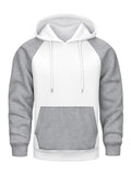 Mens Color Block Pullover Hoodie