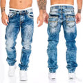 Vintage Straight Leg Denim Pants
