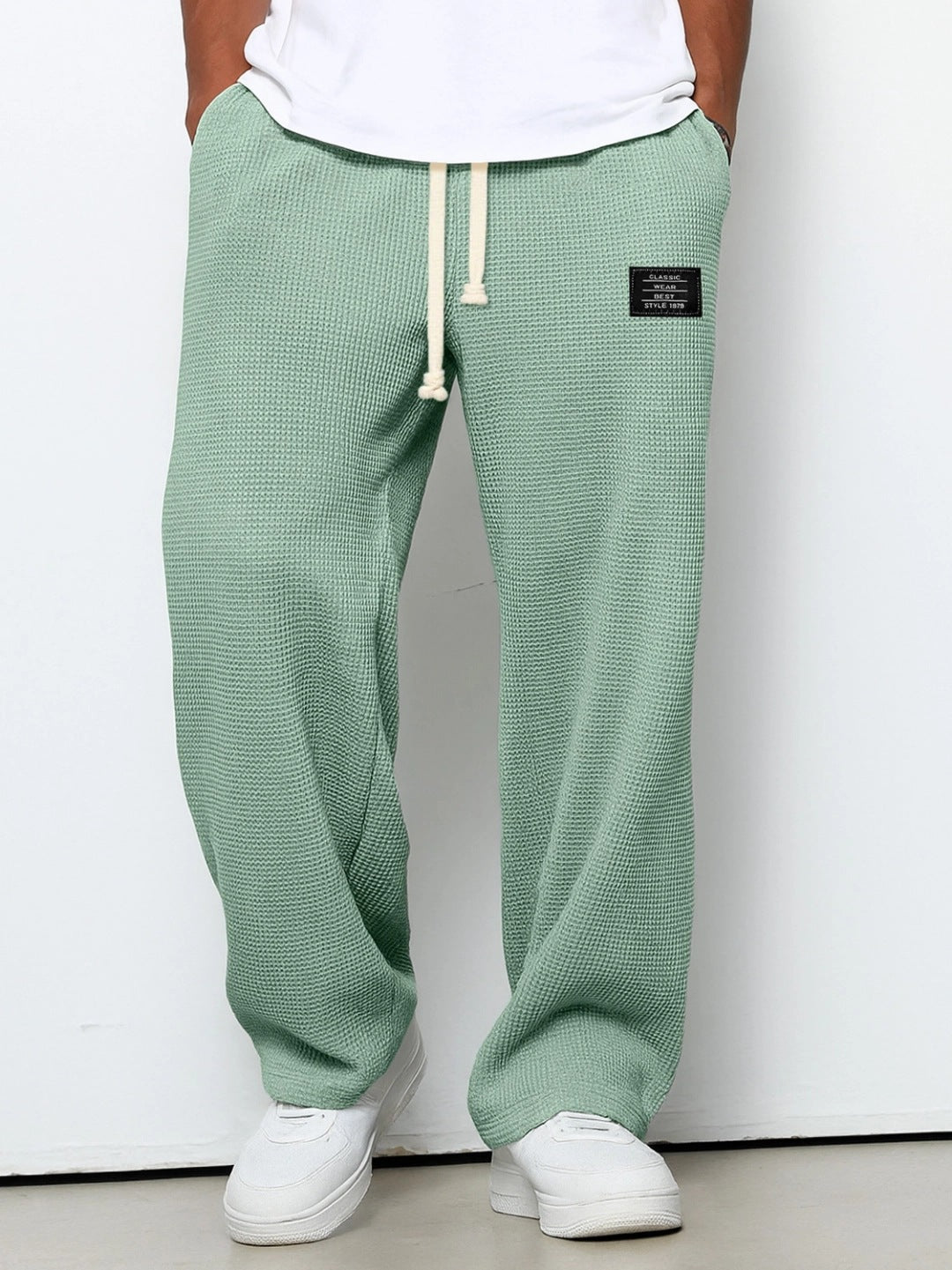 Mens Loose Fit Straight Leg Sweatpants