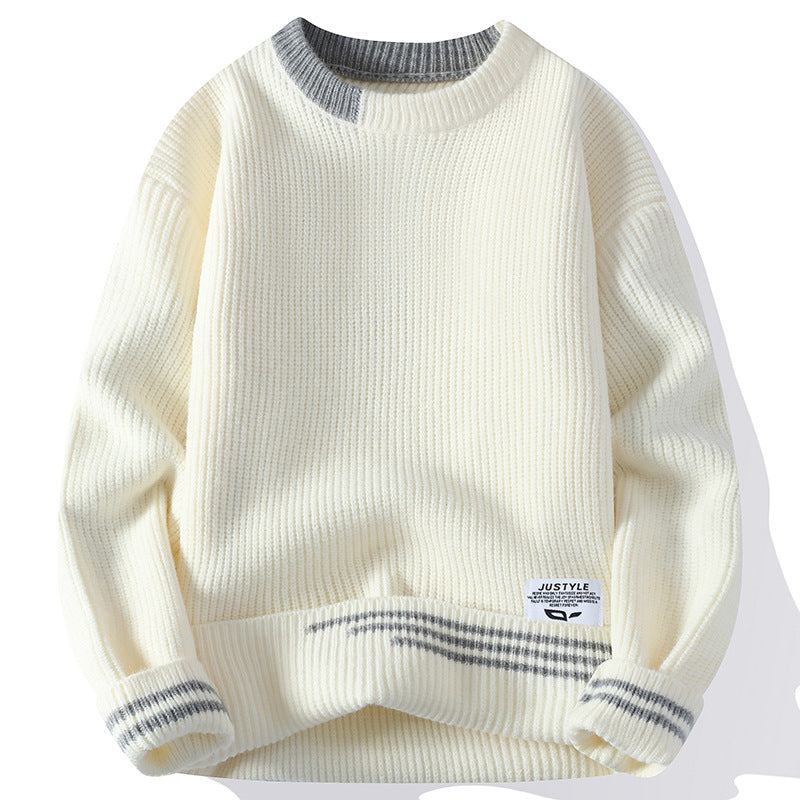 Men Loose Knit Sweater