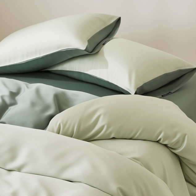 Pure Cotton Satin Bedding Set