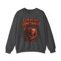 Skull "Looking For Something?" Crewneck Sweatshirt