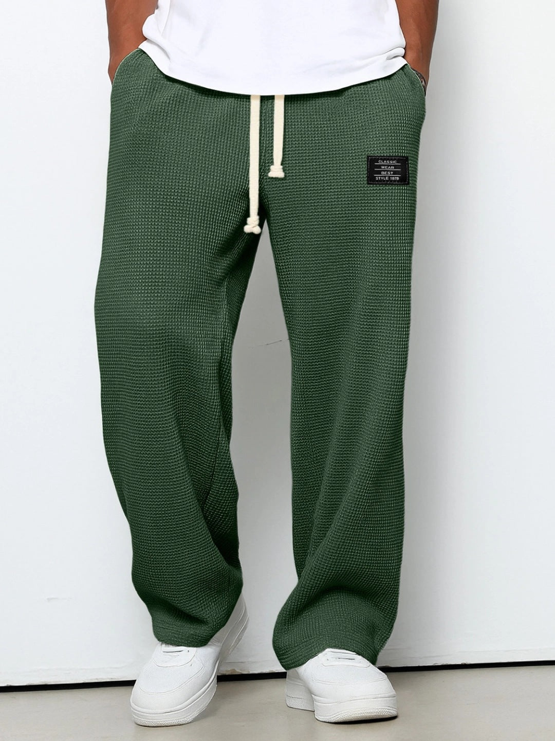 Mens Loose Fit Straight Leg Sweatpants