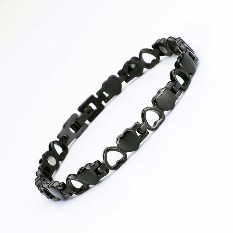 Heart-Shaped Magnetic Therapy Bracelet