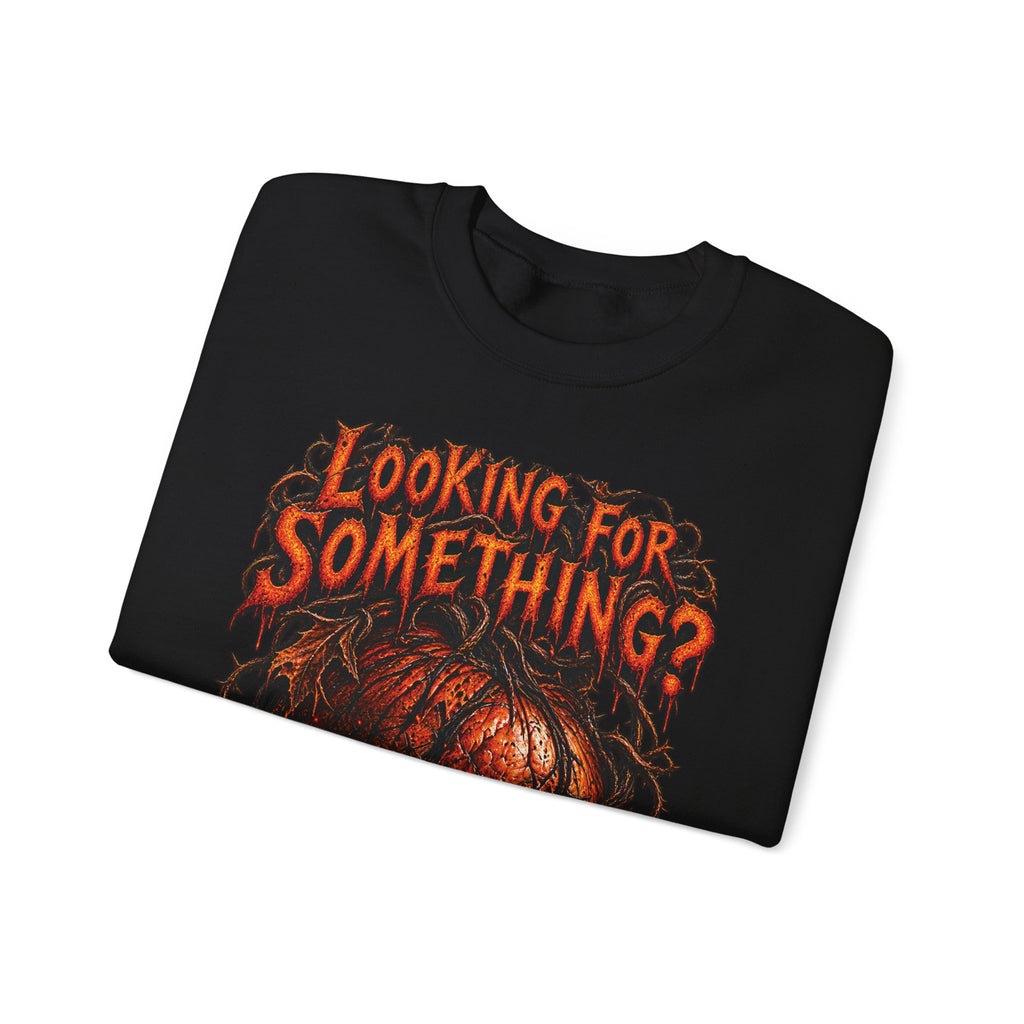 Skull "Looking For Something?" Crewneck Sweatshirt