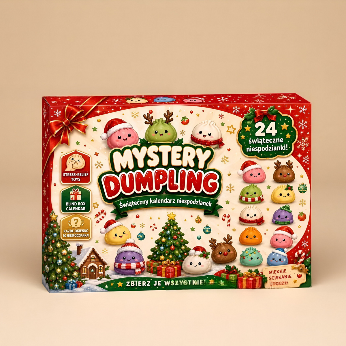 Christmas Squishies Advent Calendar 24-Day Surprise Gift Box