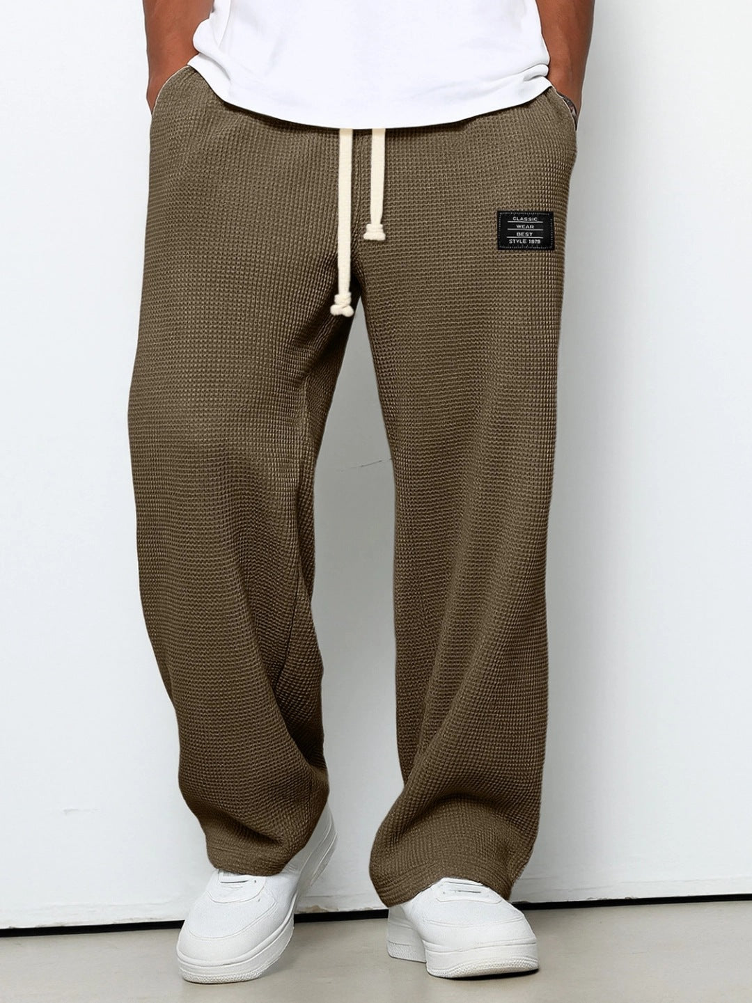 Mens Loose Fit Straight Leg Sweatpants