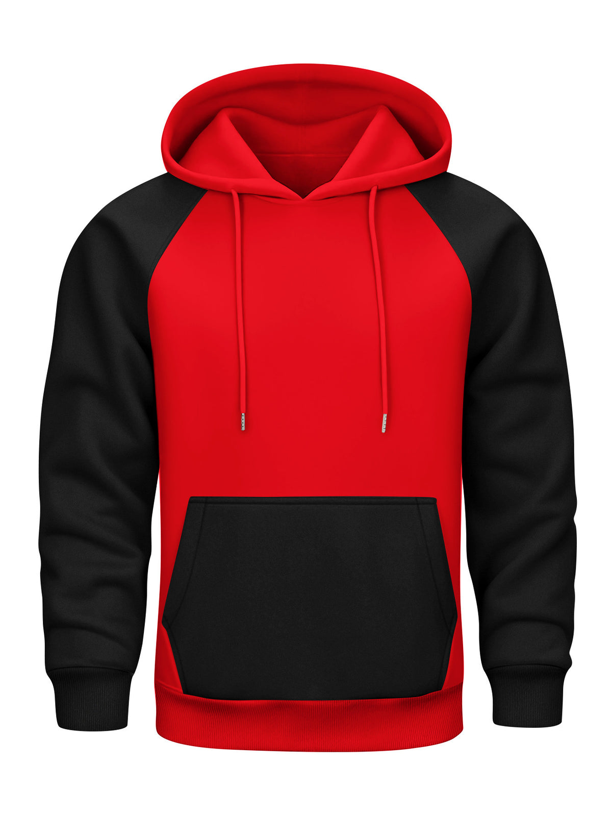 Mens Color Block Pullover Hoodie