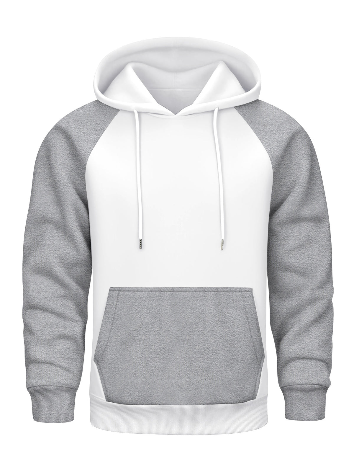 Mens Color Block Pullover Hoodie