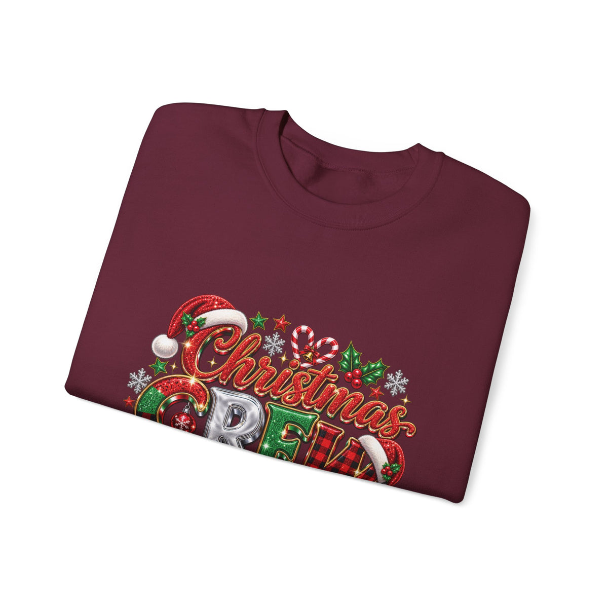 Christmas Crew Sweatshirt – "A Little Bit Crazier, A Little Bit Louder, Whole Lotta Love" Holiday Sweater