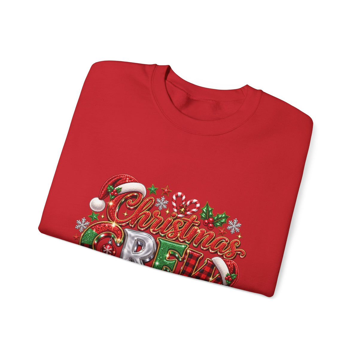 Christmas Crew Sweatshirt – "A Little Bit Crazier, A Little Bit Louder, Whole Lotta Love" Holiday Sweater