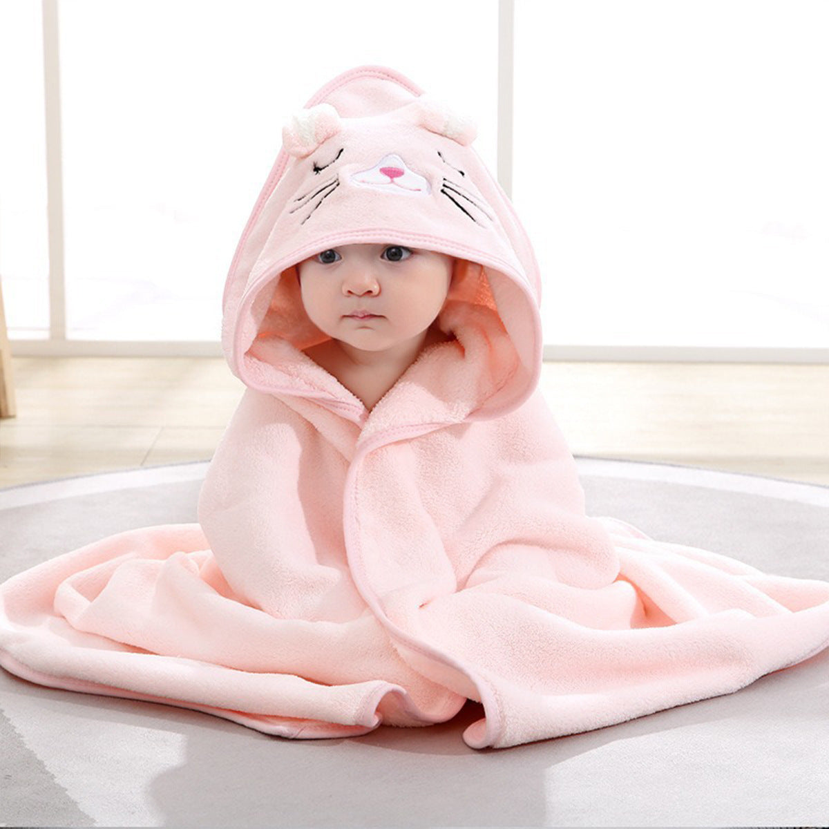 Newborn Coral Fleece Blanket