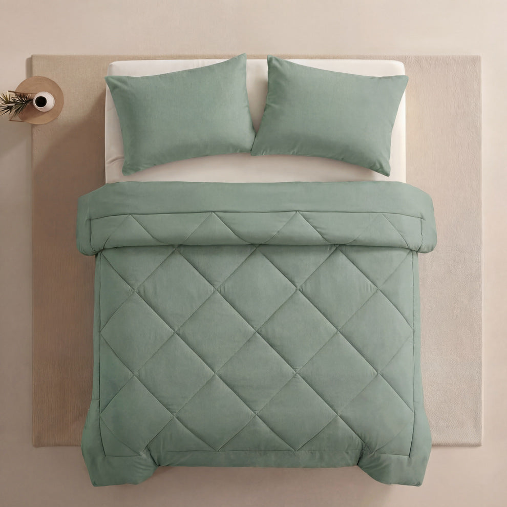 Diamond Quilt Bedding Set