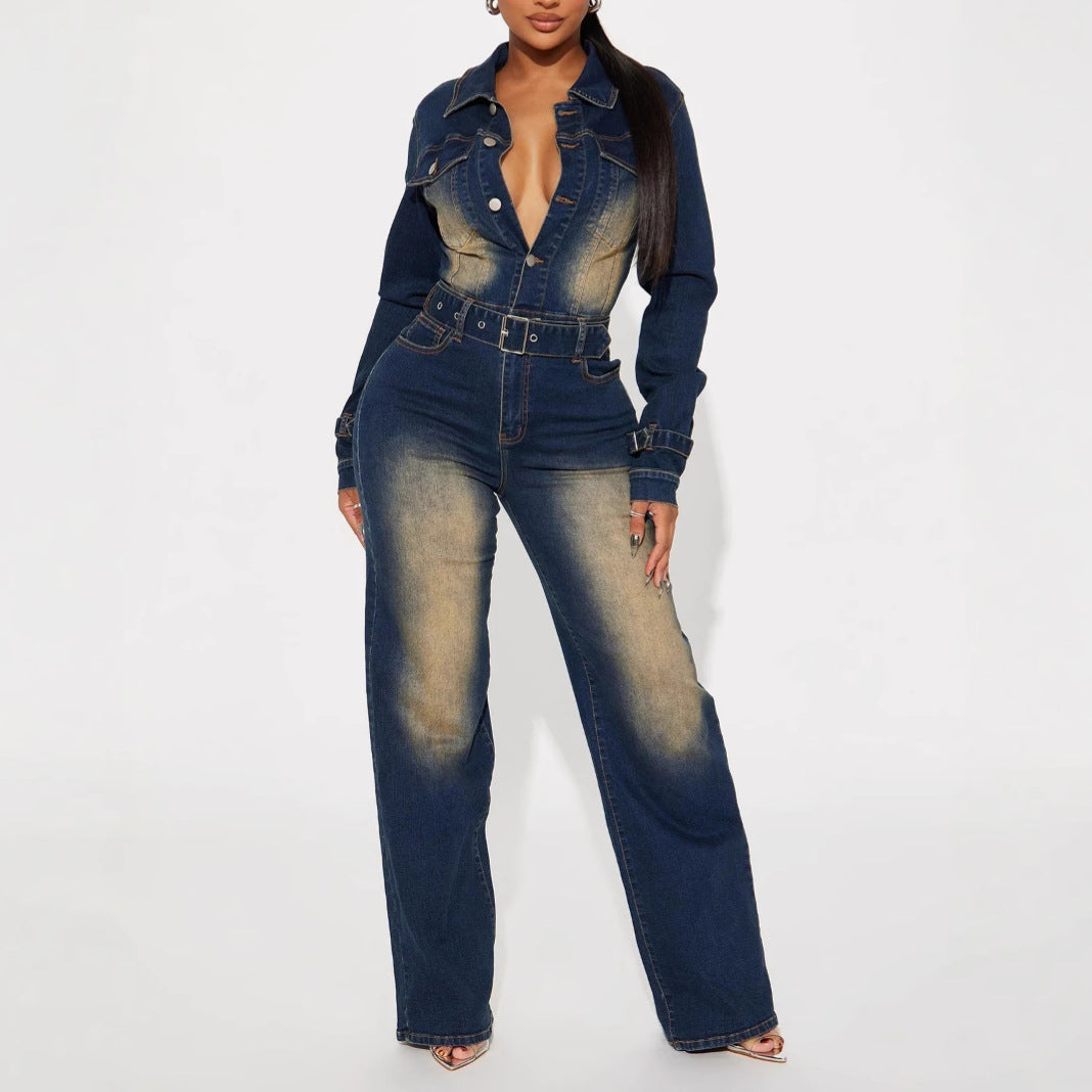 Vintage Washed Long Sleeve Bodysuit