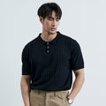 Mens Solid Color Short Sleeve Polo Shirt