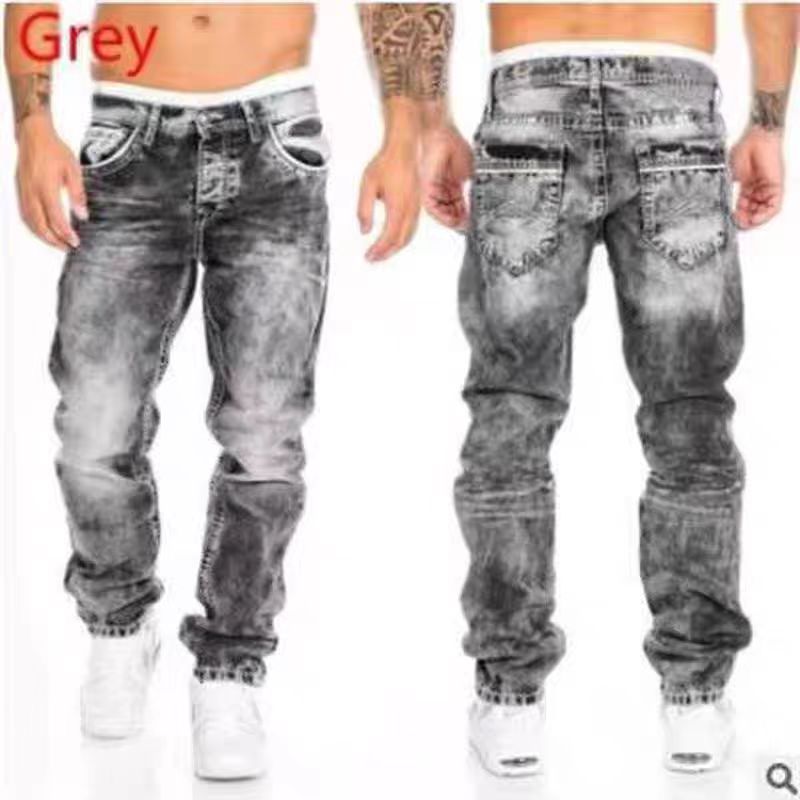 Vintage Straight Leg Denim Pants
