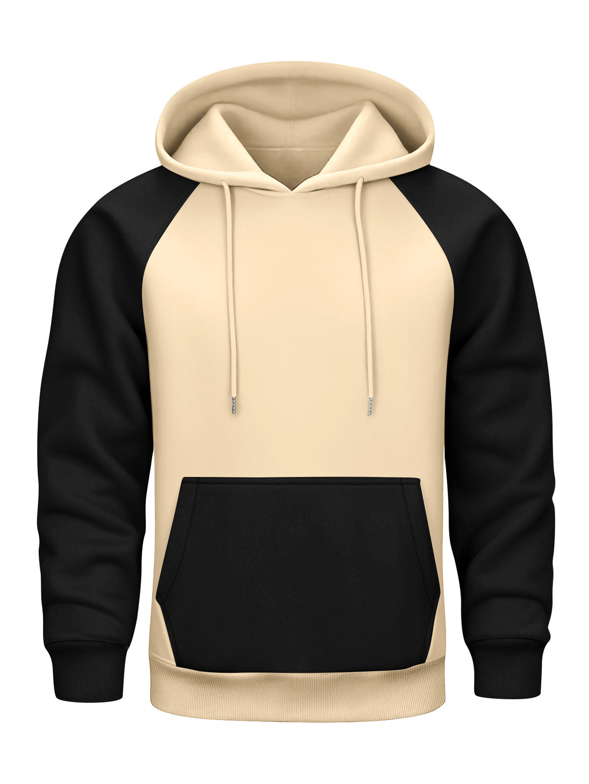 Mens Color Block Pullover Hoodie