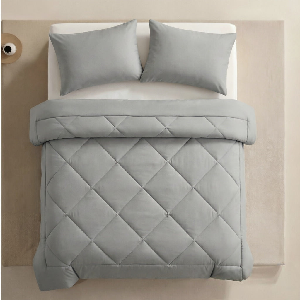 Diamond Quilt Bedding Set