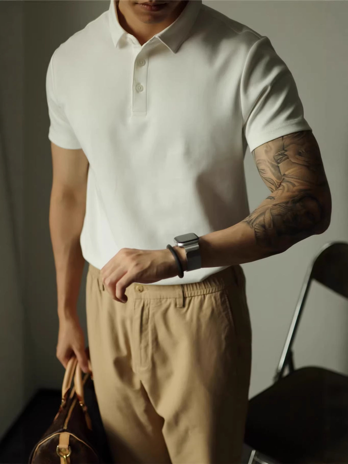 Mens Short Sleeve Cotton Polo Shirt