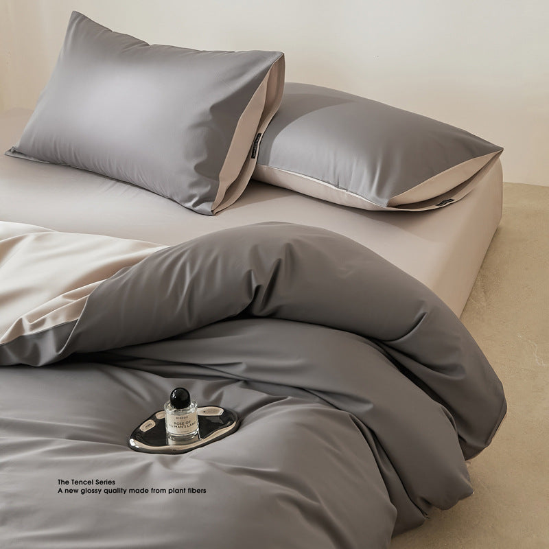 Pure Cotton Satin Bedding Set