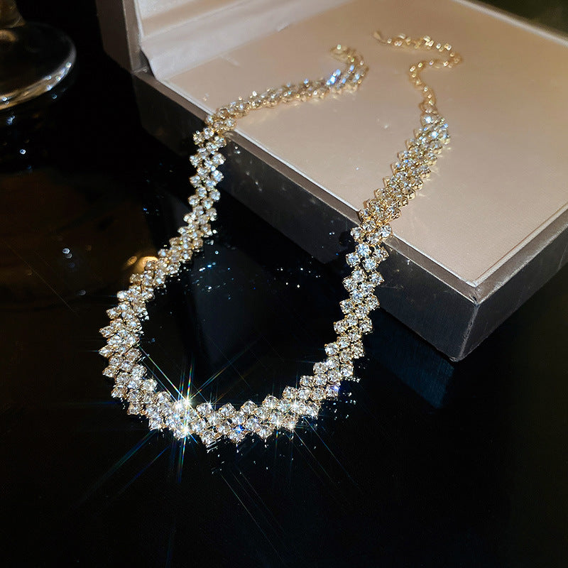 Fashion Choker Splicing Necklace Elegant Women's Jewelry