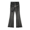 Elegant Women's Cotton Straight Boot-Cut Pants