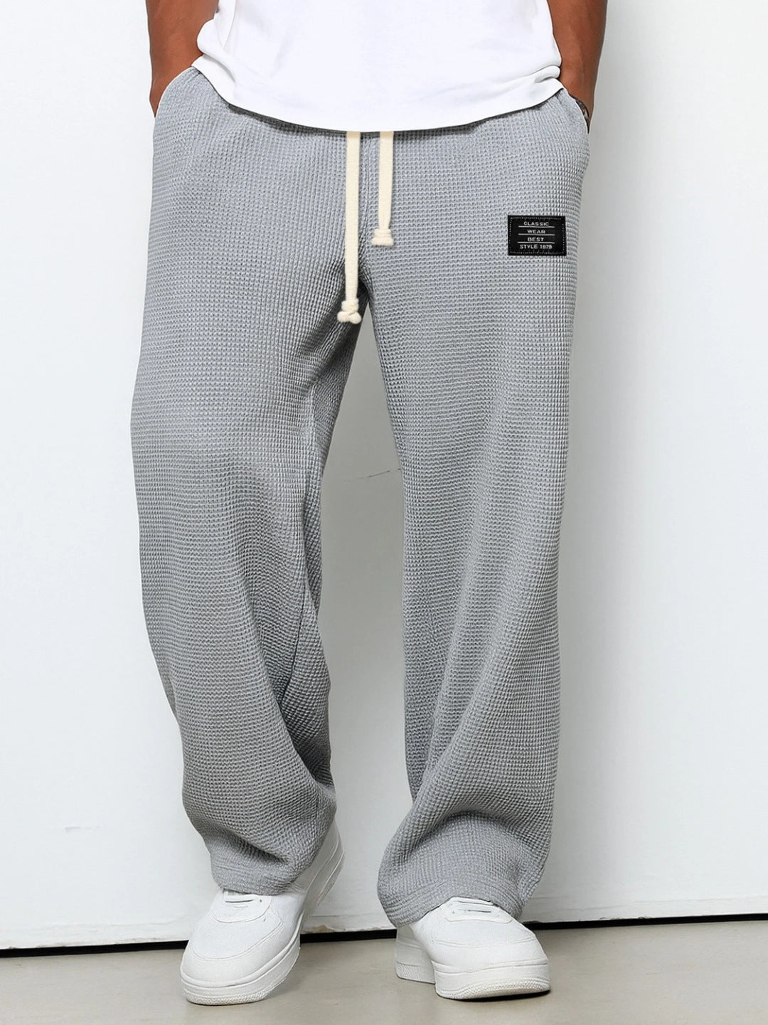 Mens Loose Fit Straight Leg Sweatpants