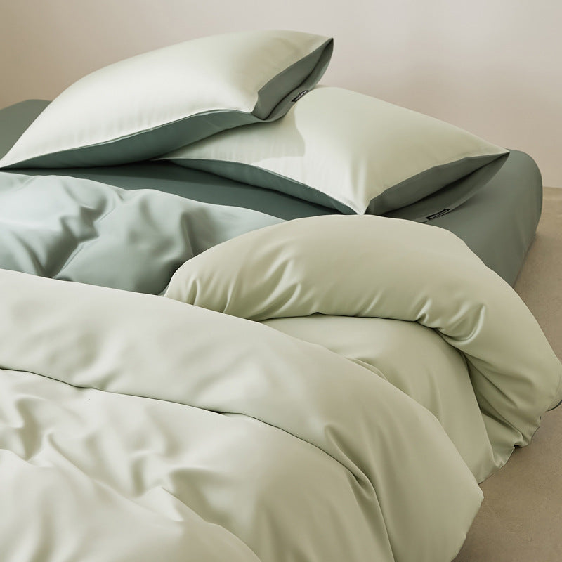 Pure Cotton Satin Bedding Set
