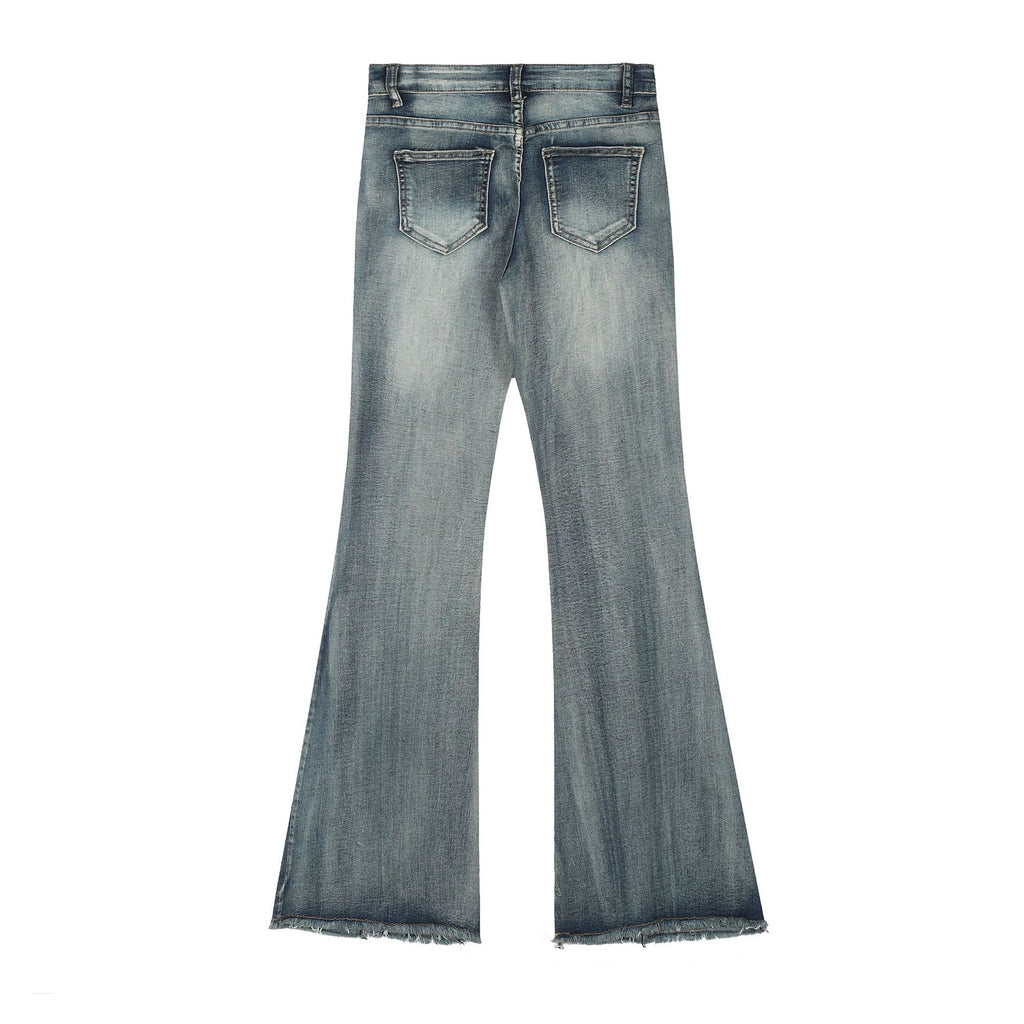 Elegant Women's Cotton Straight Boot-Cut Pants