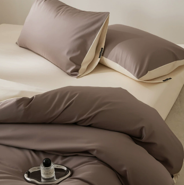 Pure Cotton Satin Bedding Set