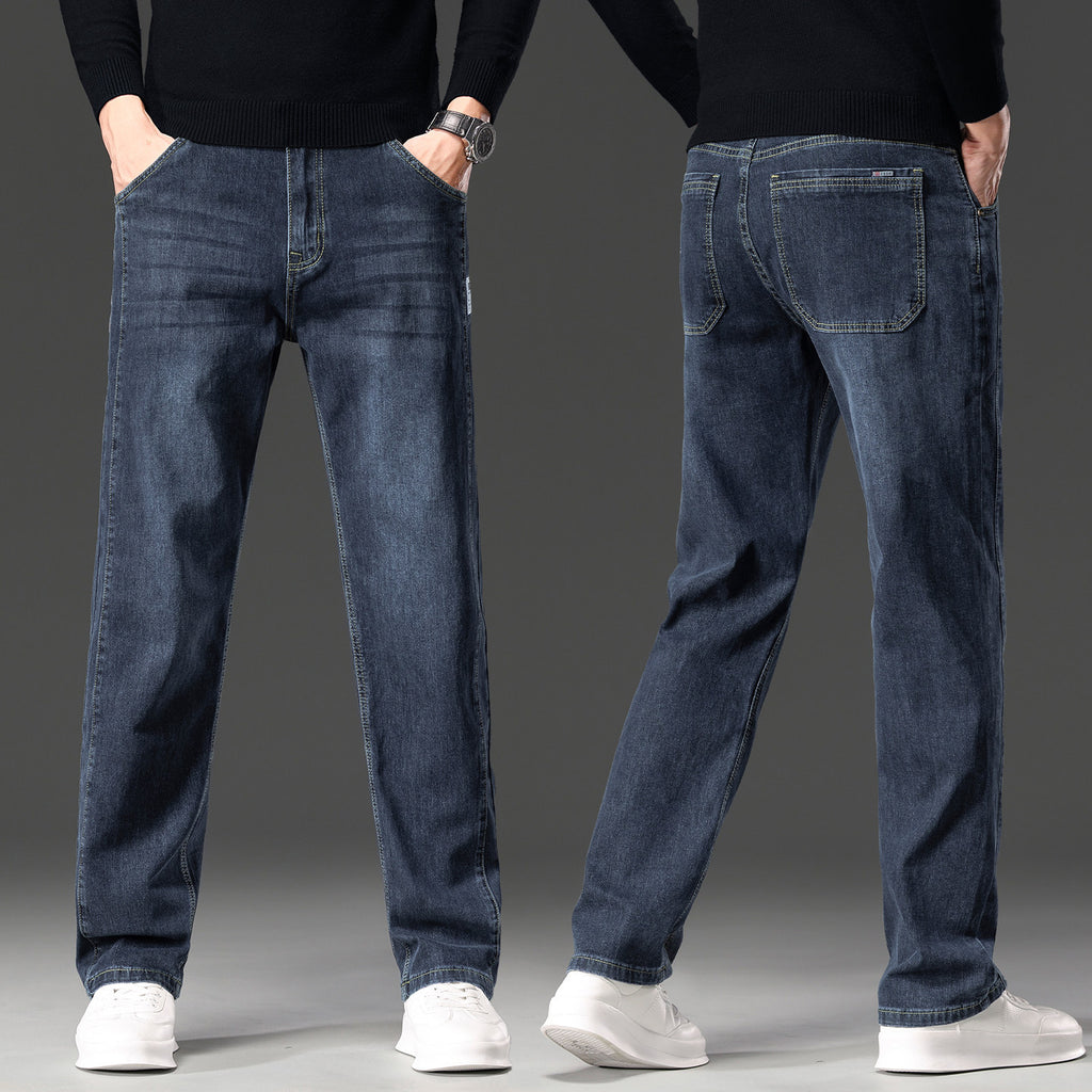 Loose Straight Leg JeansMen's Pants
