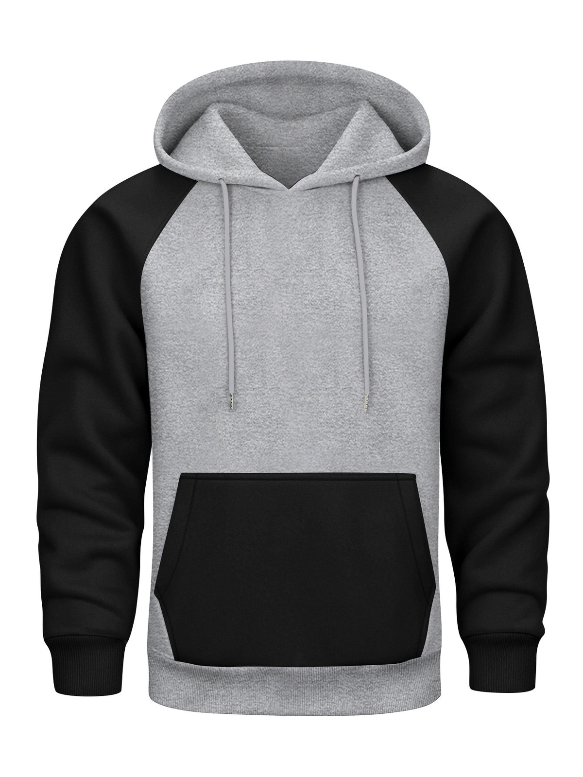 Mens Color Block Pullover Hoodie